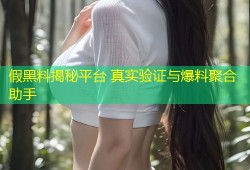 假黑料揭秘平台 真实验证与爆料聚合助手