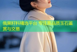 俄黑籽料精选平台 专注高品质玉石鉴赏与交易