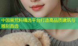 中国黑荒料精选平台打造高品质建筑与雕刻首选