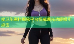 侯卫东黑料揭秘平台权威曝光功能吸引点击