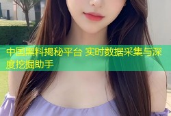 中国黑料揭秘平台 实时数据采集与深度挖掘助手