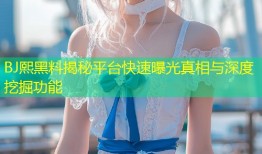 BJ熙黑料揭秘平台快速曝光真相与深度挖掘功能