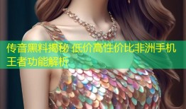 传音黑料揭秘 低价高性价比非洲手机王者功能解析