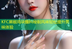 KFC黑椒鸡块蘸料秘制风味轻松提升美味体验