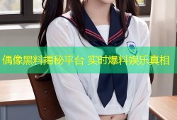 偶像黑料揭秘平台 实时爆料娱乐真相