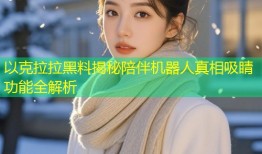 以克拉拉黑料揭秘陪伴机器人真相吸睛功能全解析