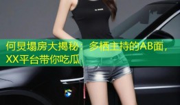 何炅塌房大揭秘：多栖主持的AB面，XX平台带你吃瓜
