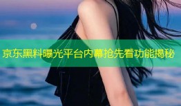 京东黑料曝光平台内幕抢先看功能揭秘