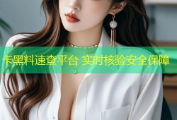 卡黑料速查平台 实时核验安全保障