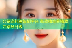 公猪送料黑智能平台 高效精准养殖助力猪场升级