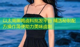 以太周黑鸭卤料批发平台 精选秘制配方操作简便助力美味卤制