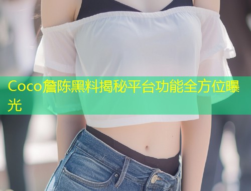 Coco詹陈黑料揭秘平台功能全方位曝光