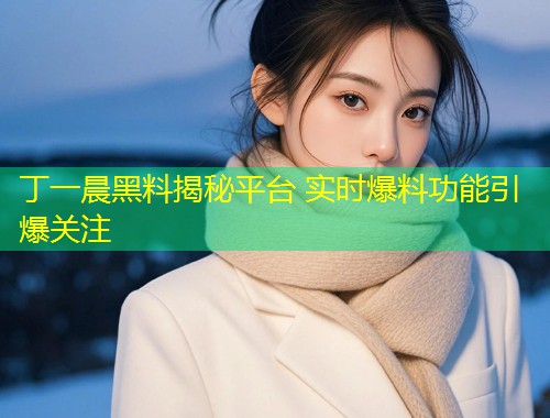 丁一晨黑料揭秘平台 实时爆料功能引爆关注