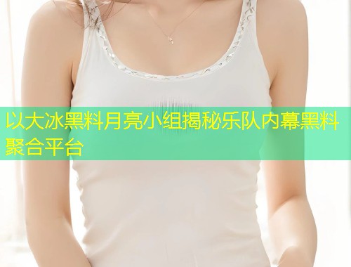 以大冰黑料月亮小组揭秘乐队内幕黑料聚合平台